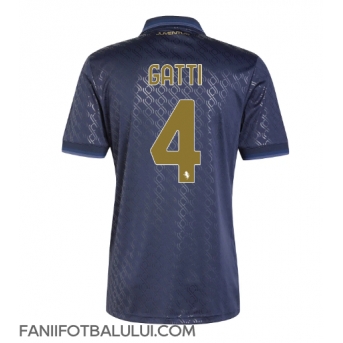 Juventus Federico Gatti #4 Tricou Fotbal Replică 2024-25 Barbati Treilea